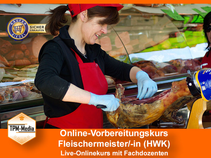 Online-Livekurse zum Fleischermeister/-in