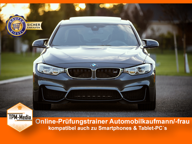 Online-Fragenkatalogtrainer Automobilekaufmann/-frau